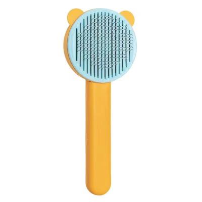 China Portable Sunflower Pet Hair Viable Remover Comb Dog Shedding Brush Pet Grooming Brush Dogs Cats Long Haired Sunflower Brush For Short for sale