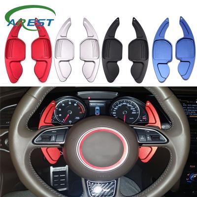 China Shift Paddle 1 Pair Car Steering Wheel Shift Paddle Aluminum Clutch Shift Paddle Extended For AUDI A3 S3 A4 S4 B8 A5 S5 A6 S6 A8 R8 S8 Q3 Q5 Q7 TT DSG for sale