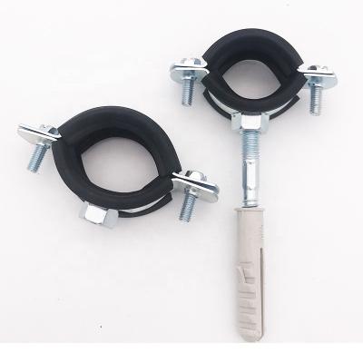 China Connection Clamp Material Lifting Rubber Line Clamps G Clamp System Pipe Support for sale