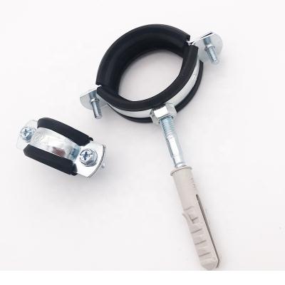 China Water Pipeline Gas Pipeline System 3/4 Inch Hydraulic Pipe Clamp PVC Pipe Clips Pipe Support for sale