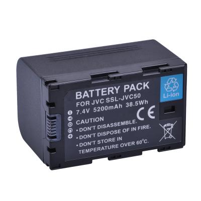 China Camera Sale 7.4V 5200MAH SSL-JVC50 Replacement Battery For JVC GY-HM200 HM600 HM600E HM600EC HM650 HM650EC HMQ10 HMQ10E LS300 CHE Camera for sale