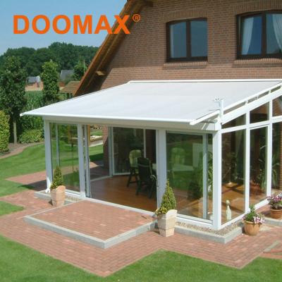 China #DX710 Aluminum Waterproof Polyester Awning Pergola Motorized for sale