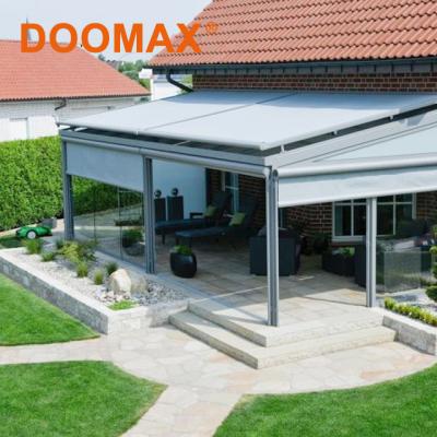 China Economical Polyester #DX710 Automatic Pergola Canopy Tent System for sale