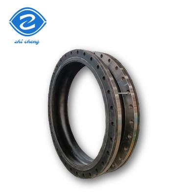 China DN150 DN300 DN500 304 316l 300mm roestvrij staal buis uitbreidingsverbinding Flanged rubber Te koop