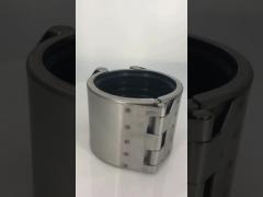 extended repair sleeve with ptfe lining for chemical pipelines pressure-sealing extended repair kit