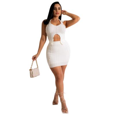 China Viable Women's Sexy Knitted Bodycon Dresses Lapel Dress Club Party Mini Dress for sale