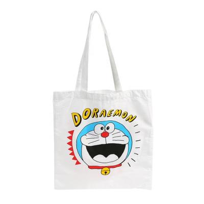 China Screen Printed Handled Canvas Bag Canvas Tote Custom Canvas Bags for sale