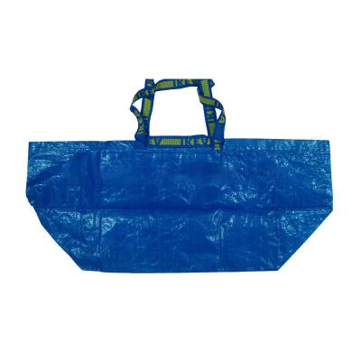 China Large Capacity Recyclable Promotional Recycled Tote Eco Friendly Pe Woven Shopping Bags for sale