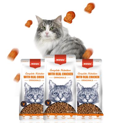 China Viable Purrfect for Feline Friends: WANPY CAT FOOD 2kg DRY Chicken Flavor Dry Food for Adult Cat for sale