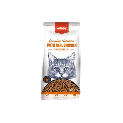 China Viable Purrfect for Feline Friends: WANPY CAT FOOD 2kg DRY Chicken Flavor Dry Food for Adult Cat for sale