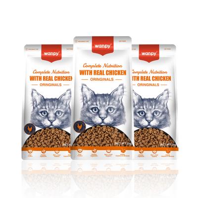 China Viable Purrfect for Feline Friends: WANPY CAT FOOD 2kg DRY Chicken Flavor Dry Food for Adult Cat for sale