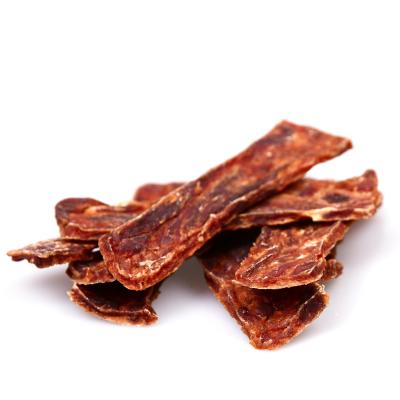 China Sustainable Quality Super Premium New Products Dry Venison Jerky For Venison Tenderloins Dog Treats for sale