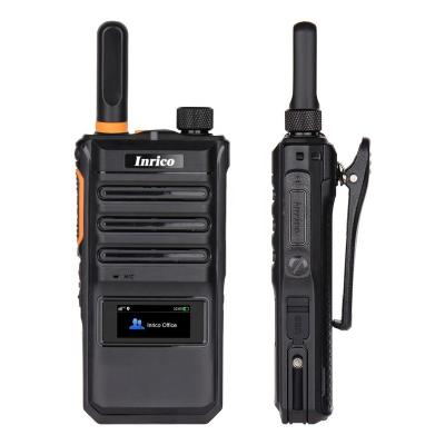 China Best selling Inrico T620 4G wcdma PTTs handheld military network radio walkie talkie with sim card and 1.3 inch small black and white screen display for sale