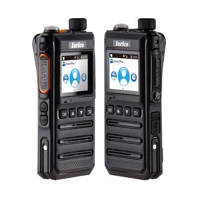 China Best selling Inrico T640A 4G handheld military wcdma radio walkie talkie with sim card and 1.77 inch small display for sale