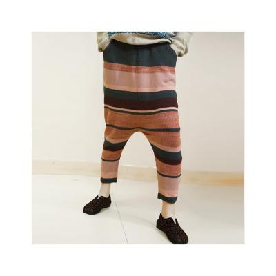 China Fashion breathable customization 27/29 multicolor striped men's pure cotton pants for sale