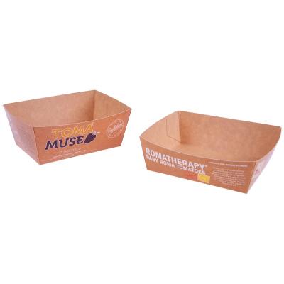 China Matt Lamination Food Container Box Sandwich Burger Pizza Fail-Fries Taco Plate Custom Printing Cardboard for sale