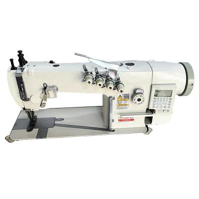 China Factory Directly Supply Lubrication 0358-D2 Industrial Sewing Machine Leather Carpet Automatic Underwear Double Needle for sale