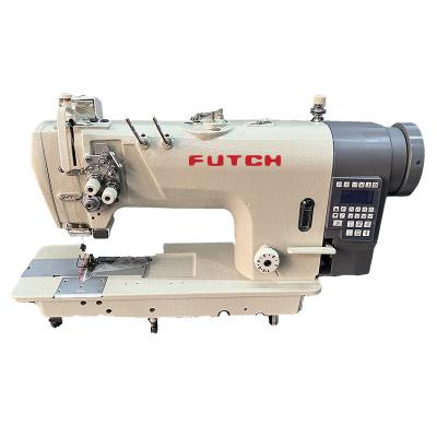 China Hot Selling Big Hook FQ-872-D3 Direct Drive High Speed ​​Double Needle Automatic Thread Cutting Flat Sewing Machine for sale