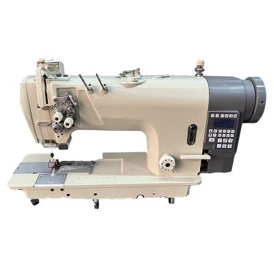 China Factory wholesale price lubrication 872-D3 automatic electric twin needle direct drive industrial sewing machine for sale