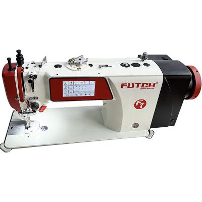 China Smart Big Hook F7 Double Step Touch Screen Synchronizer Prices Leather Electric Industrial Sewing Machine for sale