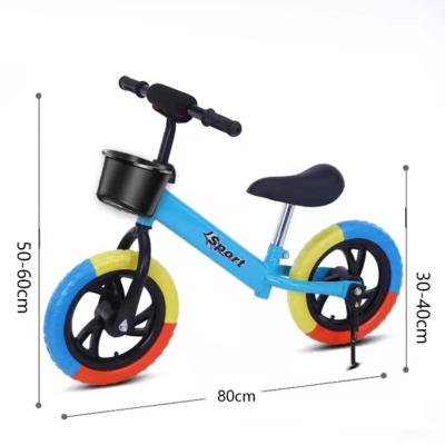 China Cheap Hot Sale Alloy Frame Baby Bike Without Chains 12 Inch Children's Steel Balance Balance Bicycle Without Chains Pedal Bike for sale