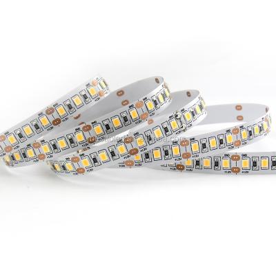 China Hot Selling 12/24V 120 LED Copper SMD2835 Dynamic White Flexible Flexible Strip Light Two CCT CTA LED for sale