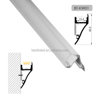 China High Quality Radiator Wall Surface Mounted Aluminum Profile LED Profile Extrusion Fresco Light Lamp for sale