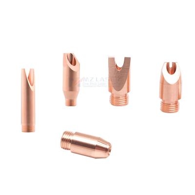 China Handheld Laser Welding Minglasr Laser Welding Nozzles For XINGHONG Mental Fiber Laser Machine M10 Cutting Copper Nozzle for sale