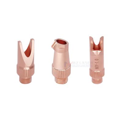 China Minglasr Laser Welding Laser Welding Handheld Nozzles For Au3Tech M8 Welding Machine Handheld Laser Cutting Copper Nozzle for sale