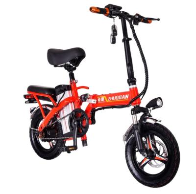 China 48v 350w motor lithium battery standard brushless mountain folding electric bicycle for sale