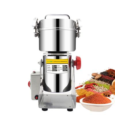 China Home Hotels 300-4500G Grain Spice Hebals Cereals Coffee Food Flour Powder Grinder Dry Gristmill Grinding Machine for sale