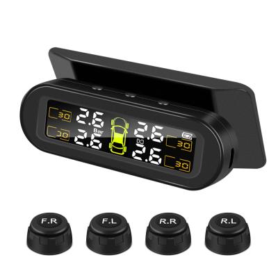 China Car Tool Truck Car TPMS Tire Pressure Monitoring System Solar Power Digital Intelligent Truck for sale