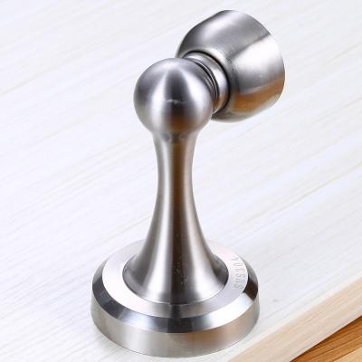 China Free Sample Modern Antique Brass Wooden Door Stopper Magnetic Stopper for sale