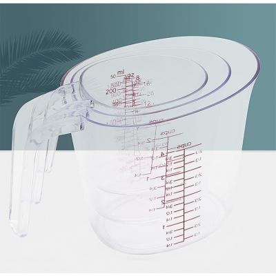 China Wholesale Viable Microwave Measuring Jug Glass Heat Resistant Measuring Cup for sale