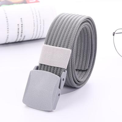 China New Nickel Free Prevent Metal Allergy Plastic Nylon Buckle Outdoor Unisex Army Tactical Belts For Men's Canvas for sale