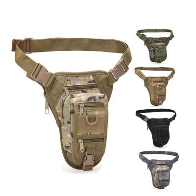 China Fashion Multi Function AYP Custom Men's Drop Leg Bag Increasing Leg Fanny Pack Tactical Hip Bag Travel Waist Bag for sale