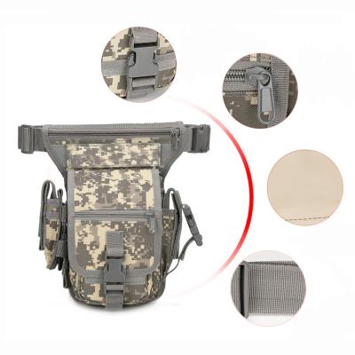 China Outdoor Sport Molle Survival Hip Leg Bag Military Waist Bag Army Hunting Adjustable Waist Packs Molle Leg Pouch Raising Tactical Drop Leg Retrainer Bag for sale