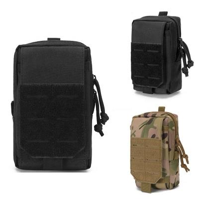 China Unisex Waist Anti-Theft Utility Bag Instrument Compact EDC 1000D Laser Cut Small Tactical Utility Pouch for sale