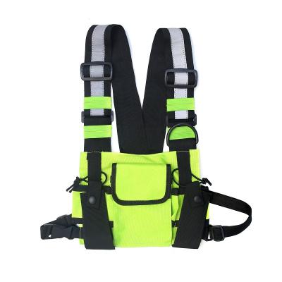 China Mulitply Tactical Vests Men Women Fashion Multi-pocket Streetwear Functional Harness Hip Hop Tactical Chest Rig Pack for sale