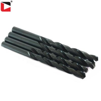 China Black Stainless Steel Oxide HSS M35 Straight Shank Twist Drill For Stainless Steel for sale