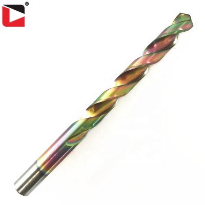 China High quality stainless steel rainbow color drill bit hss cobalt drill bit twist drill for sale