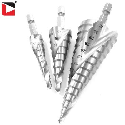 China Aluminum high quality hss step cone drill bit for metal for sale