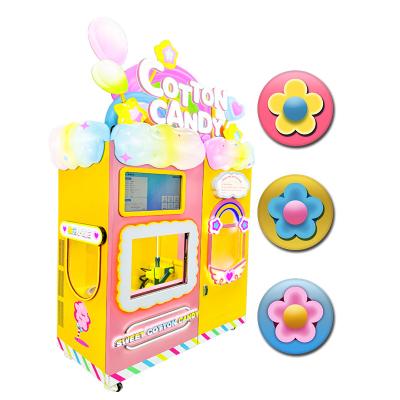 China Hotel Subway Station Shopping Mall Chip Wireless Temperature Control Without Exclusive Wear Cotton Candy Silk Machine Automatic Commercial for sale