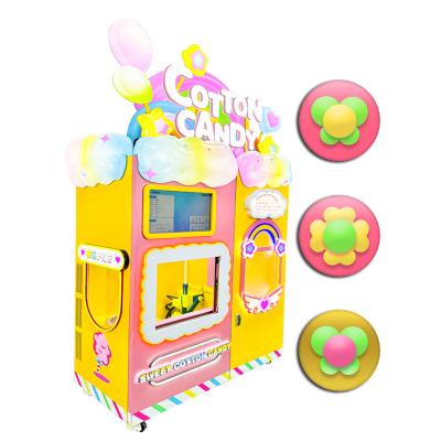 China Hotel Subway Station Shopping Mall Upgrading Appearance Design Letter Light Silk Cotton Top Candy Larger Clouds Vending Machine for sale