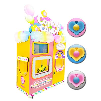 China Exclusive Hotel Subway Station Shopping Mall Humidity Smelling Electronic Adjustment Vending Cotton Candy Machine For for sale