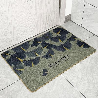 China Reversible Non Slip Welcome Mat Door Canvas Mat for sale