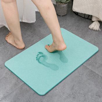 China Sustainable Absorbent Floor Mat Diatomite Mat Bath Rug Non-Slip Bathroom for sale