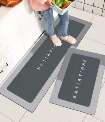 China 2022 New Arrivals Sustainable Kitchen Covers Water Absorbent Diatomite Floor Mat for sale