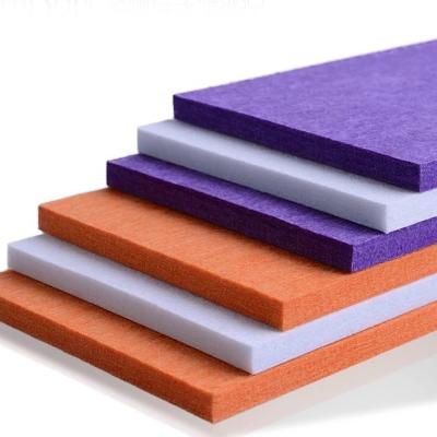 China Contemporary 25mm Thick Acoustic Foam Board Polyester Fiber Board for sale