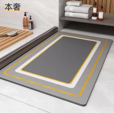 China Viable Shower Mat Soft Diatomite Floor Mat from Bathroom Products for sale